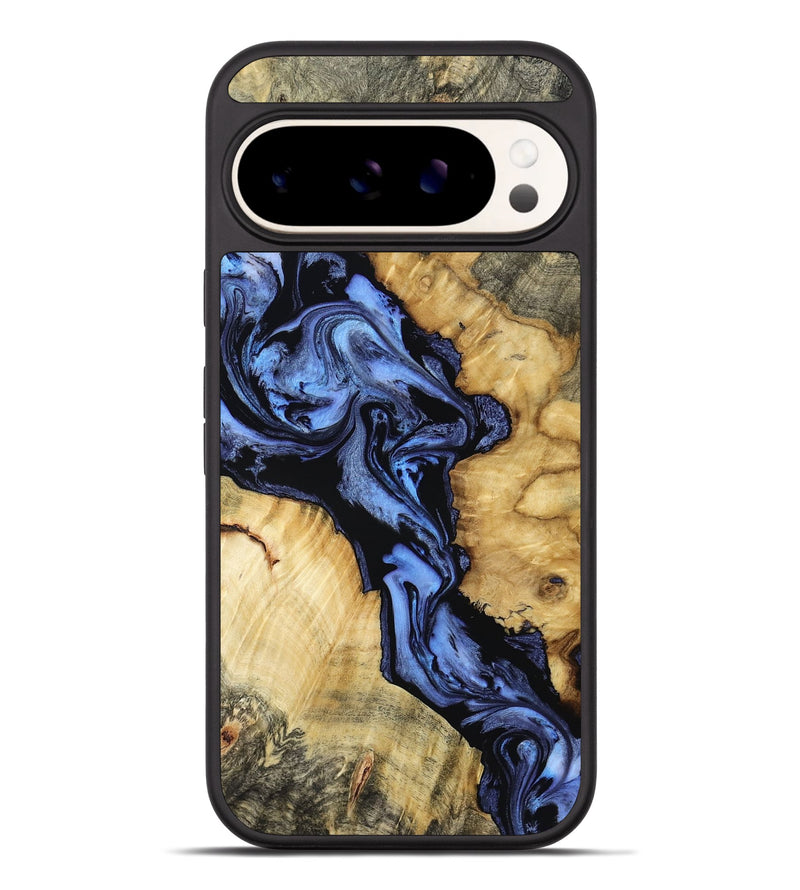 Pixel 9 Pro XL Wood Phone Case - Alonso (Blue, 801564)