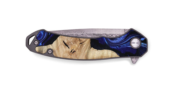 EDC Wood Pocket Knife - Maurice (Blue, 801565)