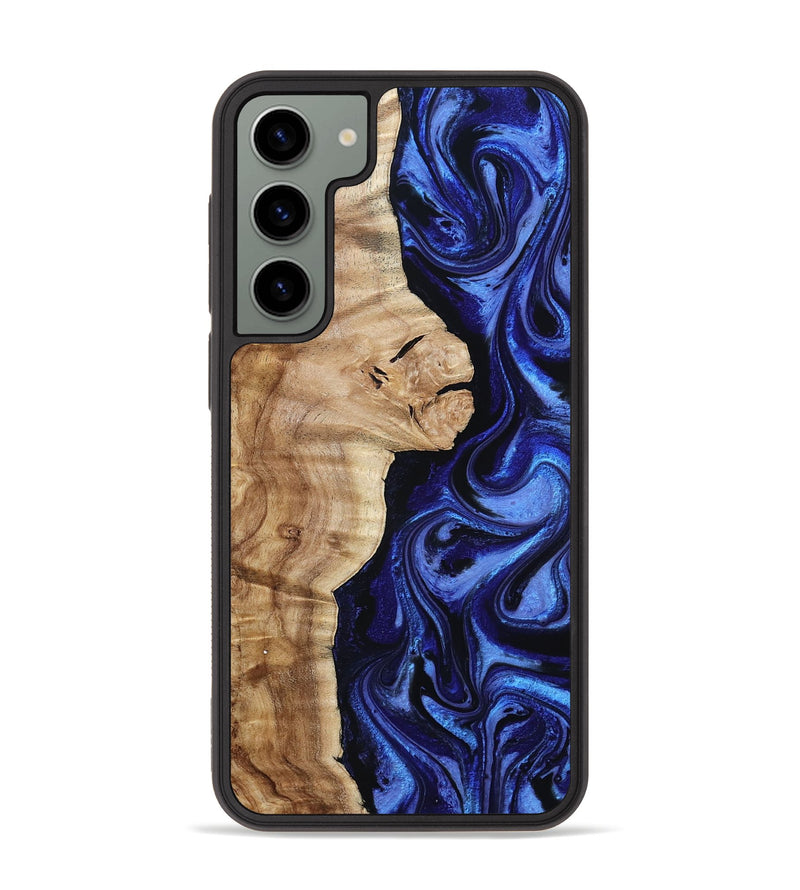Galaxy S23 Plus Wood Phone Case - Maurice (Blue, 801565)