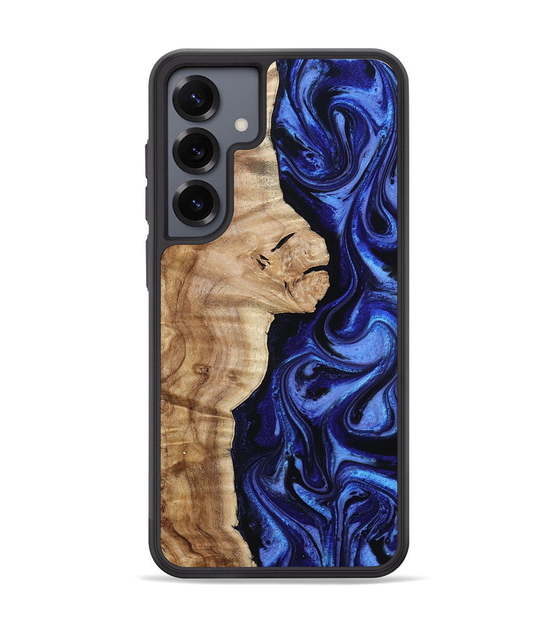 Galaxy S25 Plus Wood Phone Case - Maurice (Blue, 801565)
