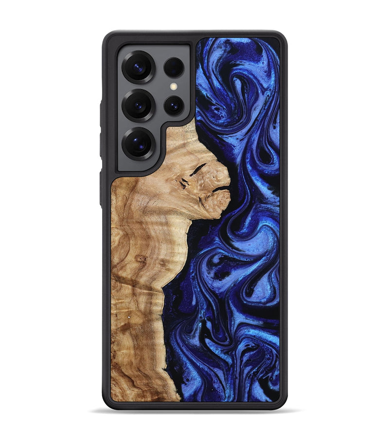 Galaxy S25 Ultra Wood Phone Case - Maurice (Blue, 801565)