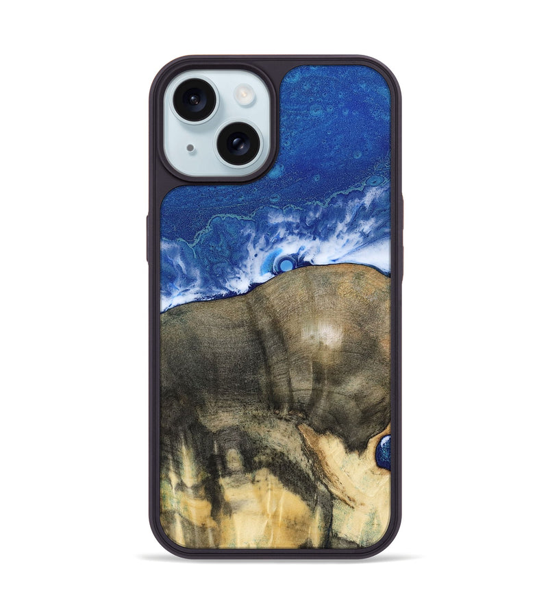 iPhone 15 Wood Phone Case - Cassian (Coastal, 801572)