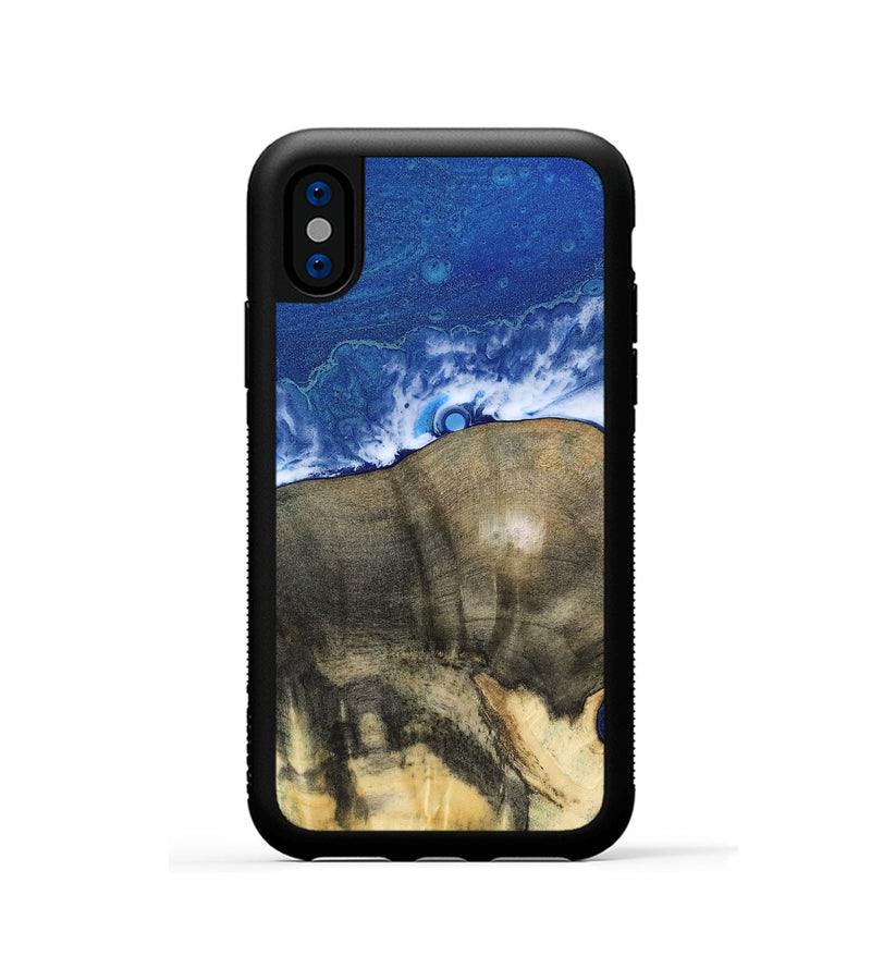 iPhone Xs Wood Phone Case - Cassian (Coastal, 801572)