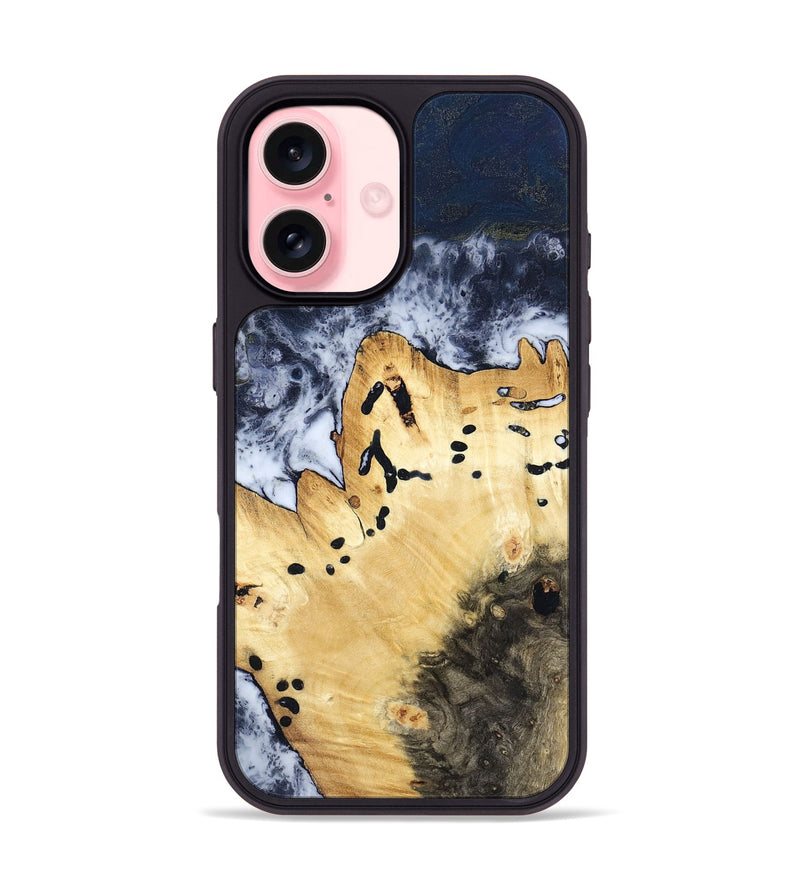 iPhone 16 Wood Phone Case - Zina (Coastal, 801577)