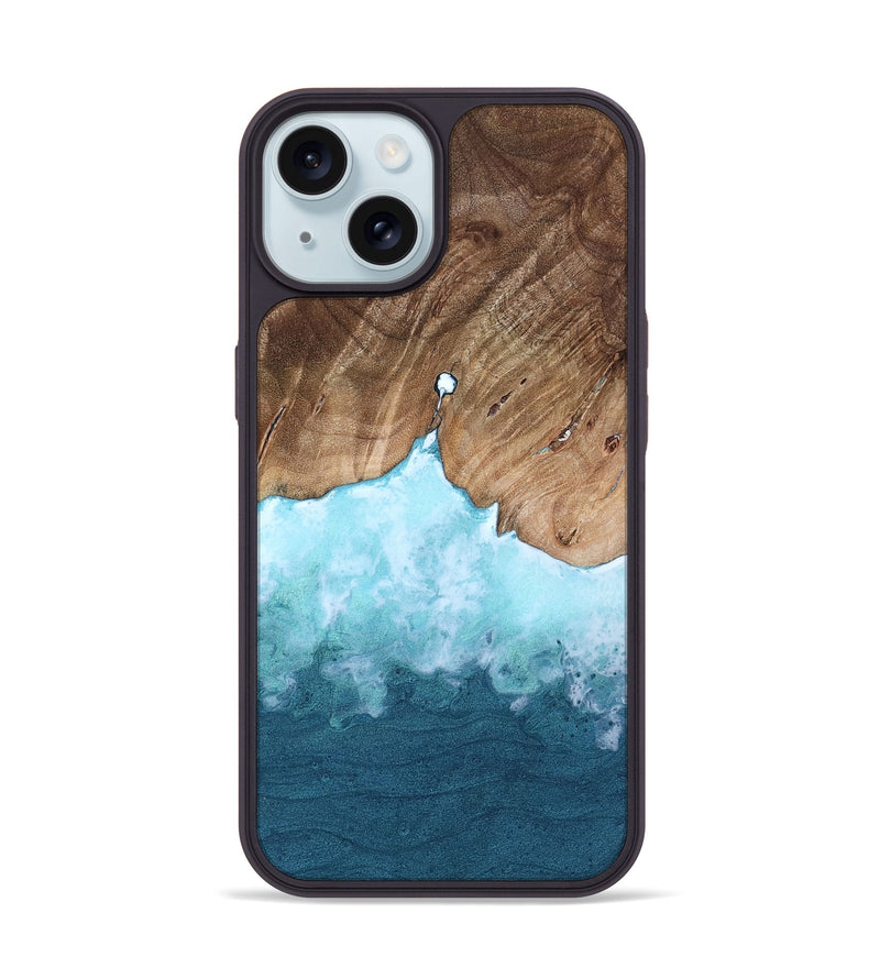 iPhone 15 Wood Phone Case - Sammy (Coastal, 801582)