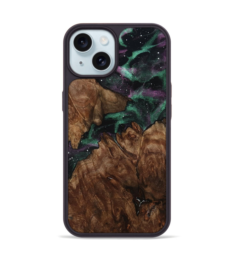 iPhone 15 Wood Phone Case - Leah (Cosmos, 801591)