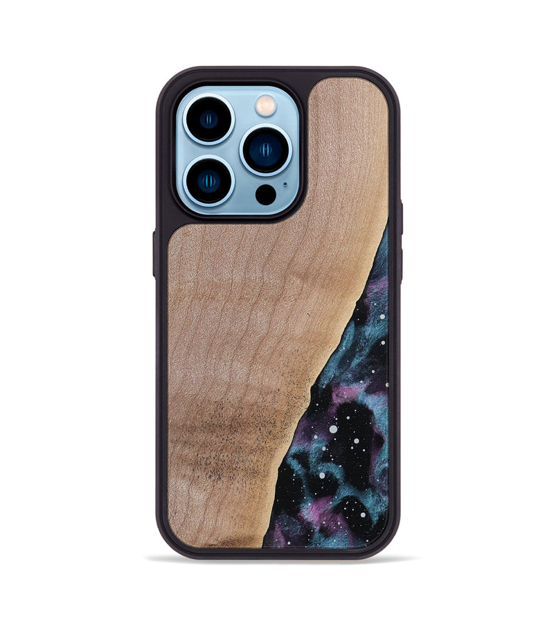 iPhone 14 Pro Wood Phone Case - Aspyn (Cosmos, 801596)