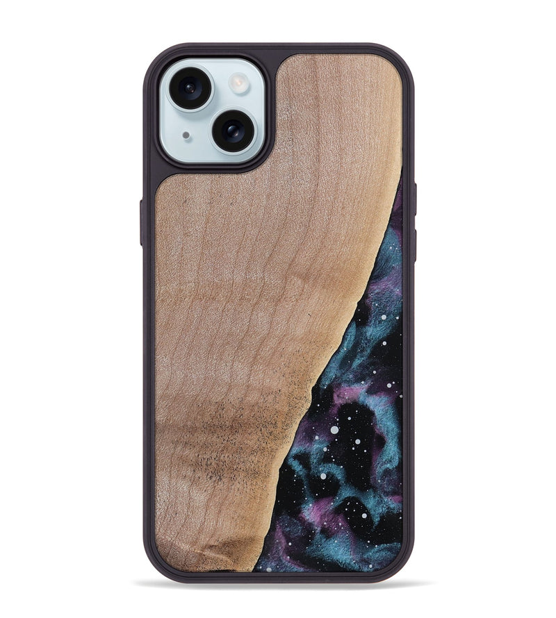 iPhone 15 Plus Wood Phone Case - Aspyn (Cosmos, 801596)