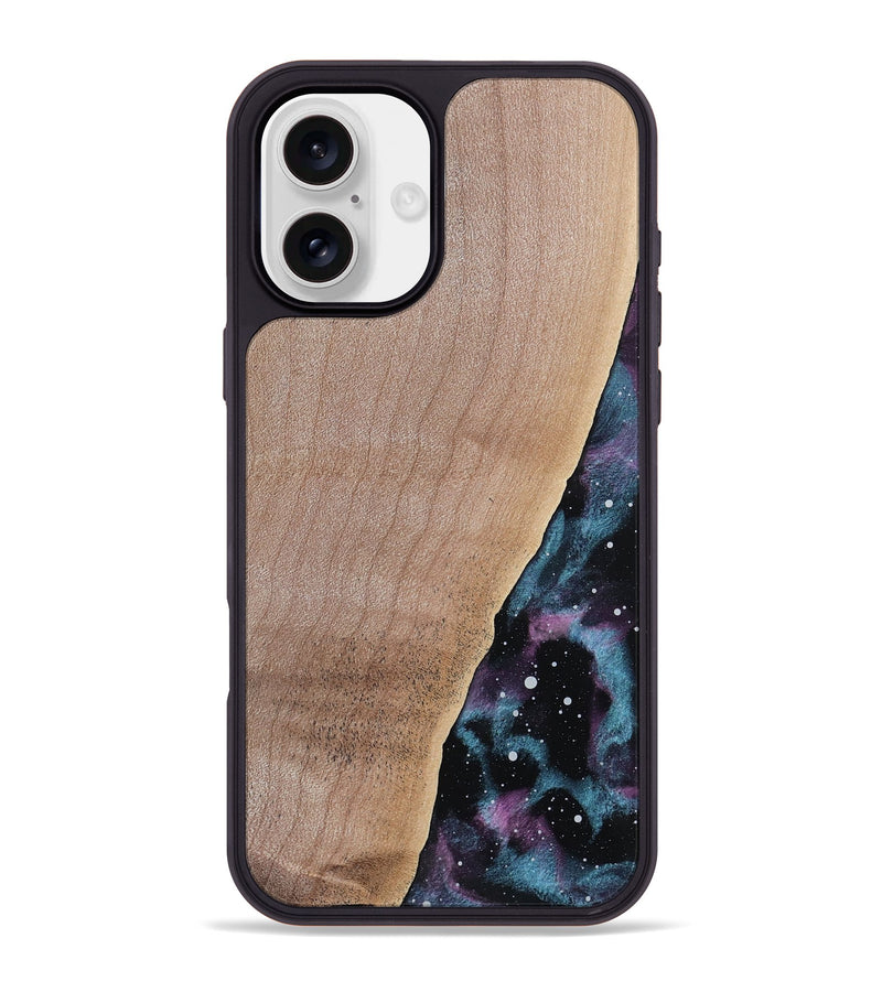iPhone 16 Plus Wood Phone Case - Aspyn (Cosmos, 801596)