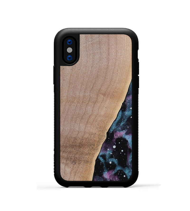 iPhone Xs Wood Phone Case - Aspyn (Cosmos, 801596)