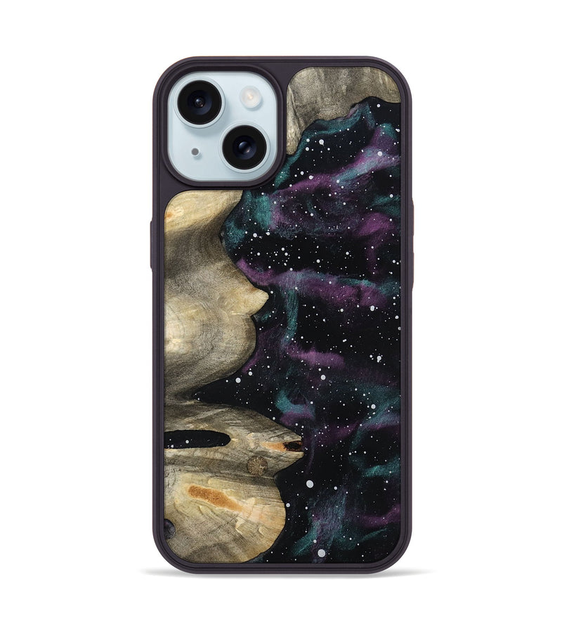 iPhone 15 Wood Phone Case - Bernard (Cosmos, 801601)