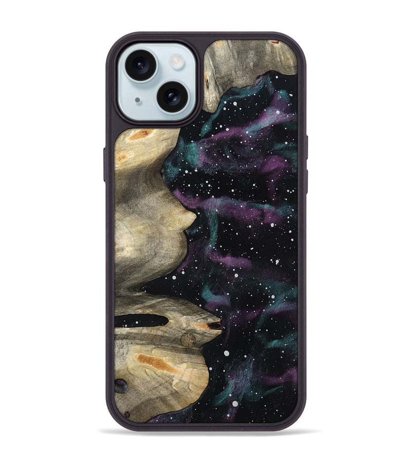 iPhone 15 Plus Wood Phone Case - Bernard (Cosmos, 801601)