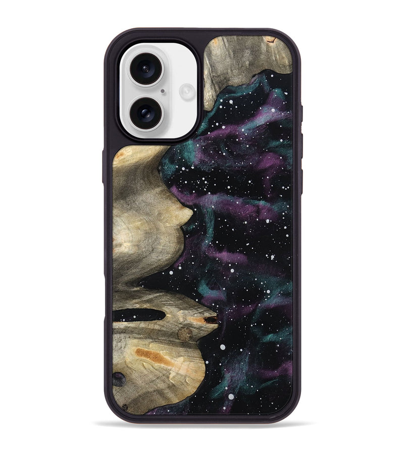 iPhone 16 Plus Wood Phone Case - Bernard (Cosmos, 801601)
