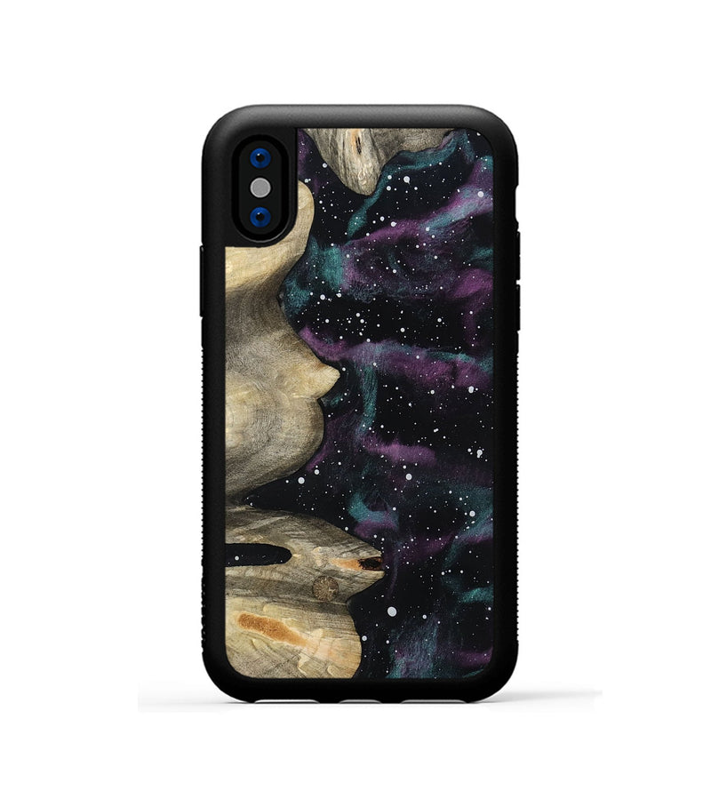 iPhone Xs Wood Phone Case - Bernard (Cosmos, 801601)