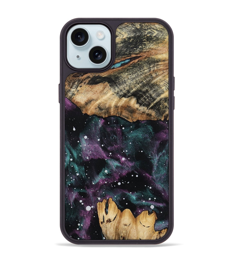 iPhone 15 Plus Wood Phone Case - Altha (Cosmos, 801602)