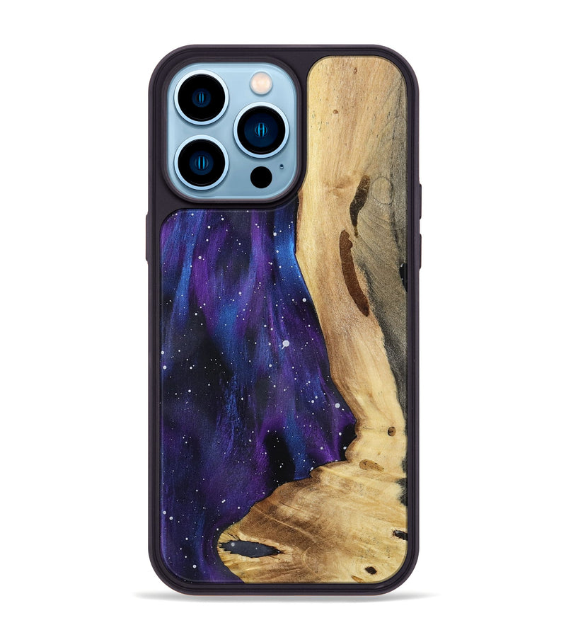 iPhone 14 Pro Max Wood Phone Case - Hadlee (Cosmos, 801605)