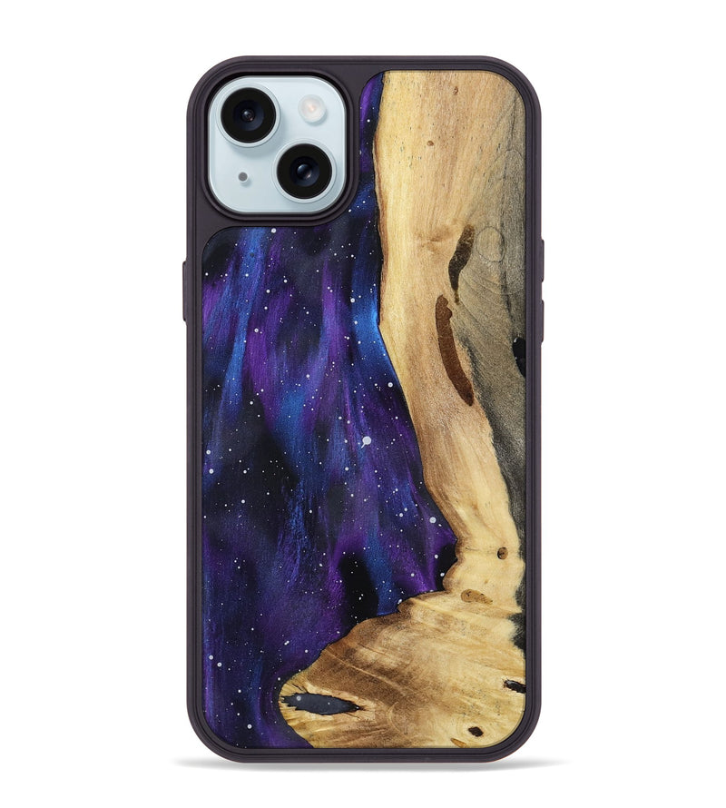 iPhone 15 Plus Wood Phone Case - Hadlee (Cosmos, 801605)