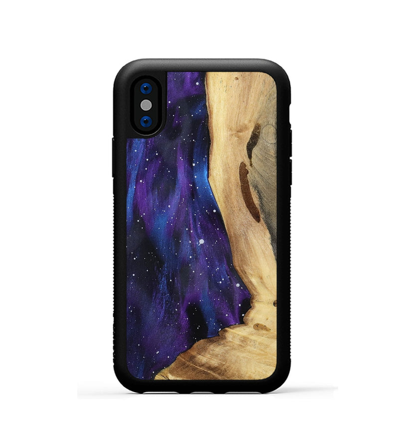 iPhone Xs Wood Phone Case - Hadlee (Cosmos, 801605)
