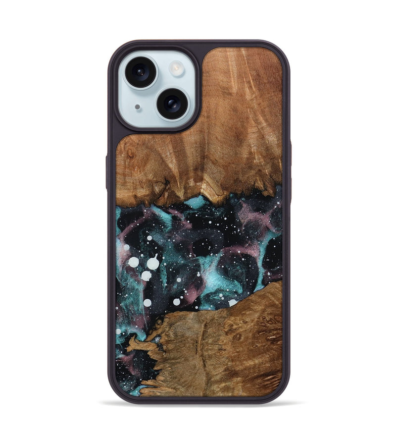 iPhone 15 Wood Phone Case - Sincere (Cosmos, 801606)