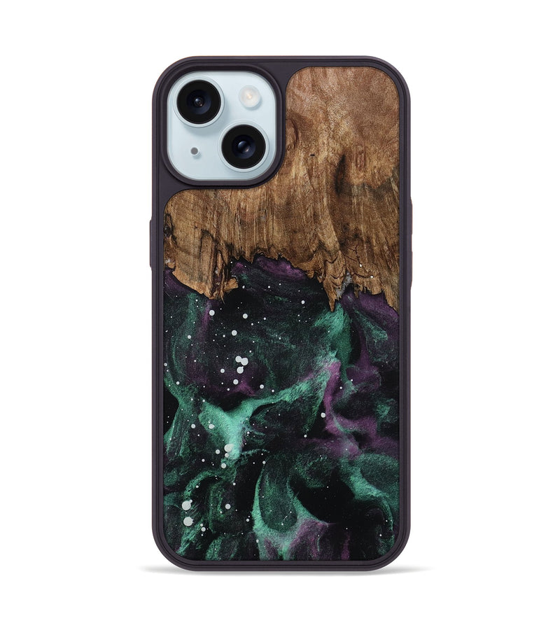 iPhone 15 Wood Phone Case - Liv (Cosmos, 801609)