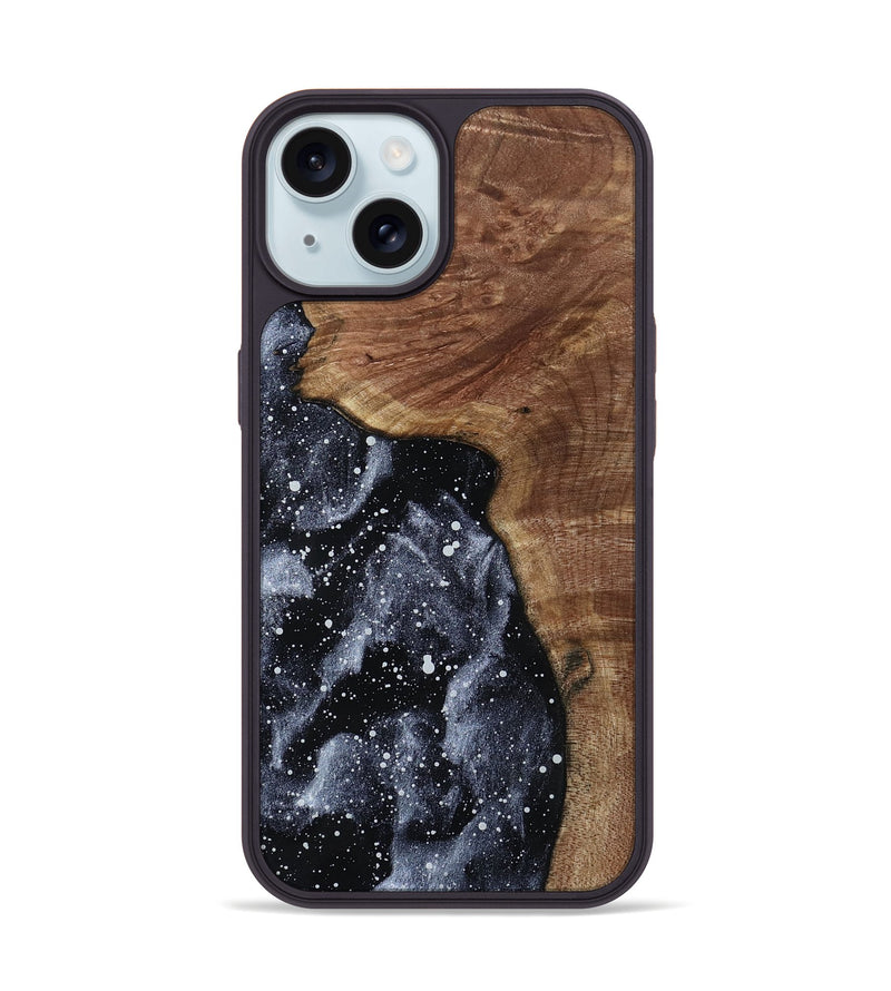iPhone 15 Wood Phone Case - Glenna (Cosmos, 801610)