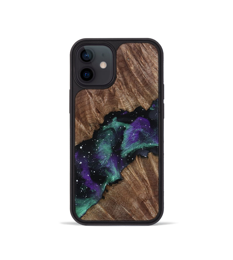 iPhone 12 mini Wood Phone Case - Lisha (Cosmos, 801611)