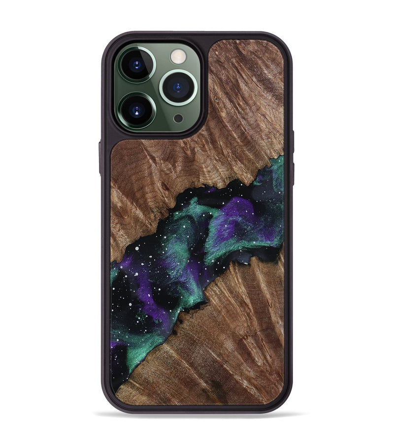 iPhone 13 Pro Max Wood Phone Case - Lisha (Cosmos, 801611)