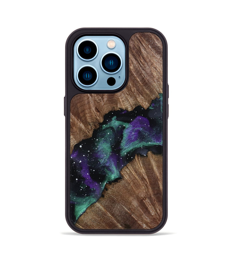 iPhone 14 Pro Wood Phone Case - Lisha (Cosmos, 801611)