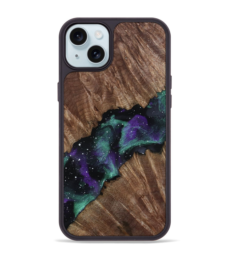 iPhone 15 Plus Wood Phone Case - Lisha (Cosmos, 801611)