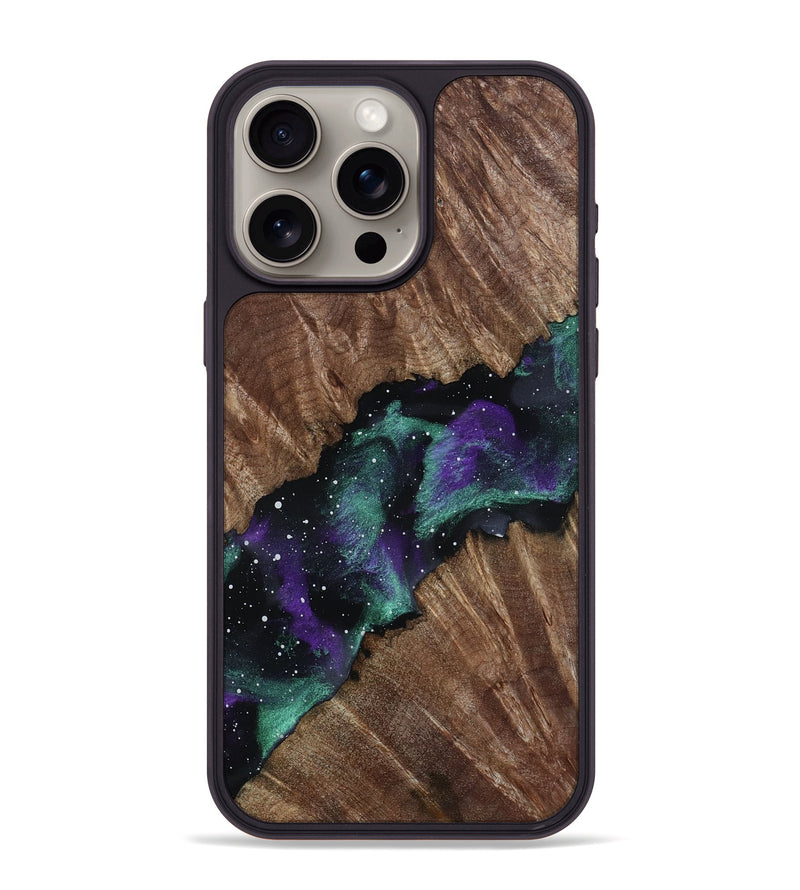 iPhone 15 Pro Max Wood Phone Case - Lisha (Cosmos, 801611)