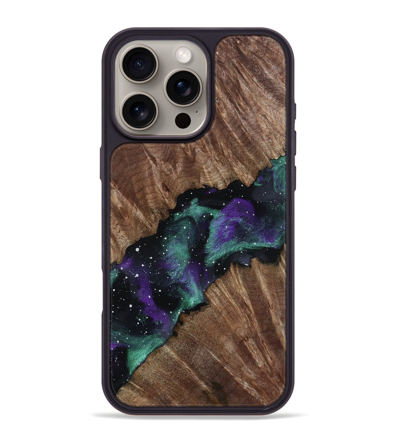 iPhone 16 Pro Max Wood Phone Case - Lisha (Cosmos, 801611)