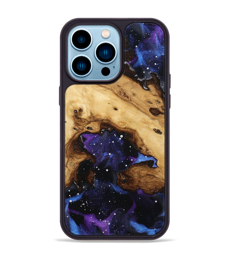 iPhone 14 Pro Max Wood Phone Case - Isiah (Cosmos, 801612)
