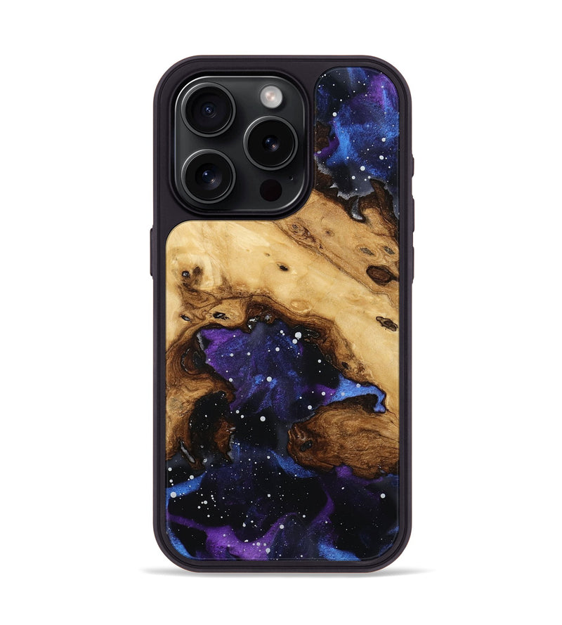 iPhone 15 Pro Wood Phone Case - Isiah (Cosmos, 801612)