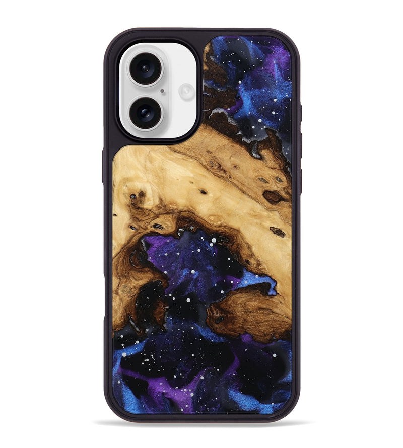 iPhone 16 Plus Wood Phone Case - Isiah (Cosmos, 801612)