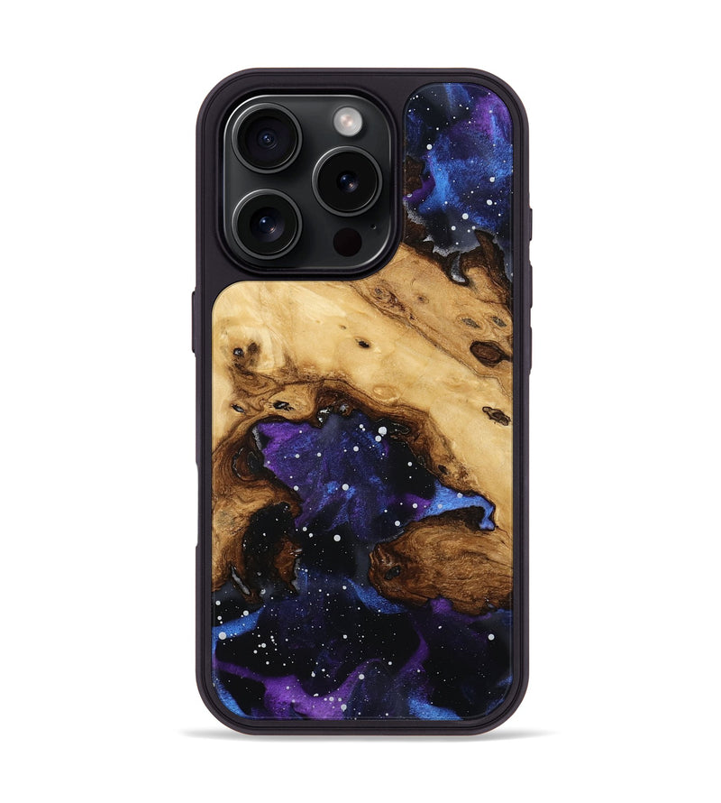 iPhone 16 Pro Wood Phone Case - Isiah (Cosmos, 801612)