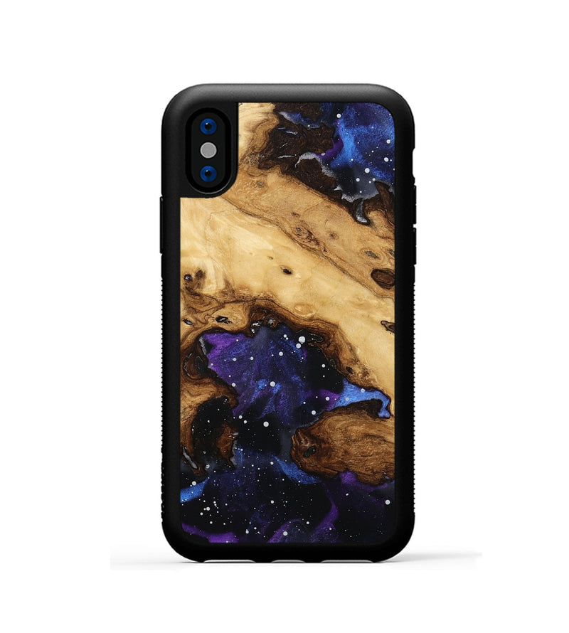 iPhone Xs Wood Phone Case - Isiah (Cosmos, 801612)