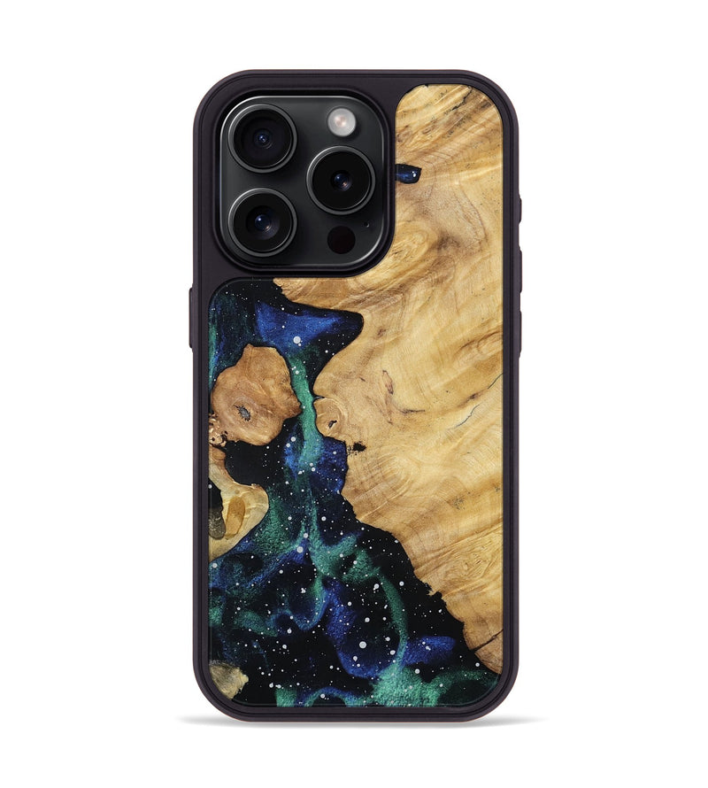 iPhone 15 Pro Wood Phone Case - Casie (Cosmos, 801615)