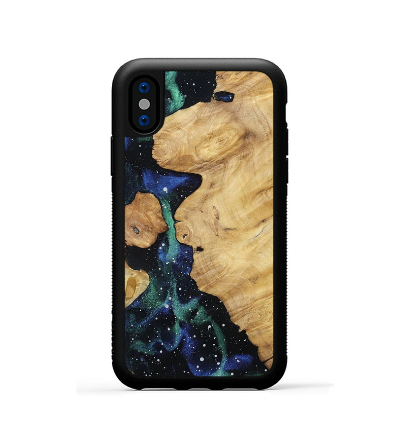 iPhone Xs Wood Phone Case - Casie (Cosmos, 801615)