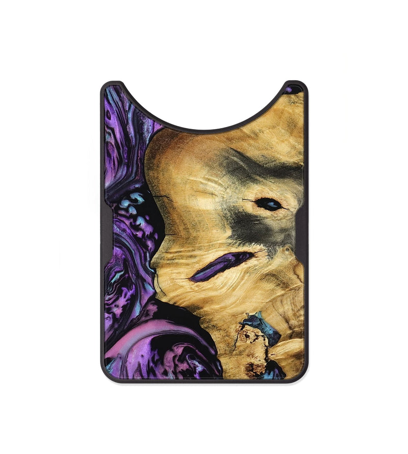 Alloy Wood Wallet - Brenda (Purple, 801616)