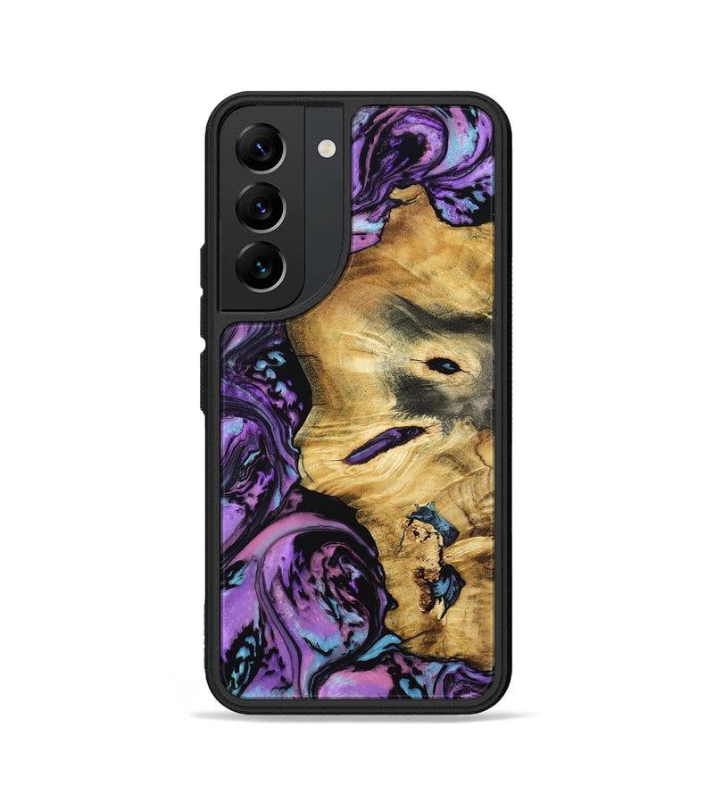 Galaxy S22 Wood Phone Case - Brenda (Purple, 801616)