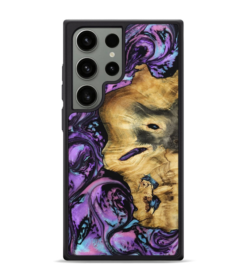 Galaxy S24 Ultra Wood Phone Case - Brenda (Purple, 801616)