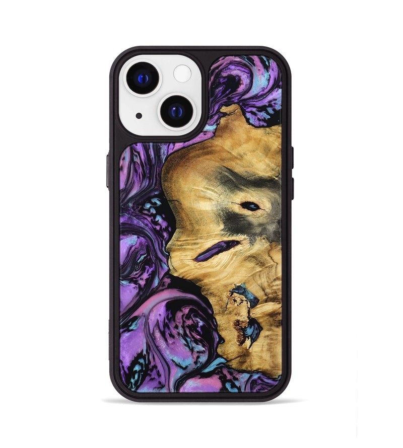 iPhone 13 Wood Phone Case - Brenda (Purple, 801616)