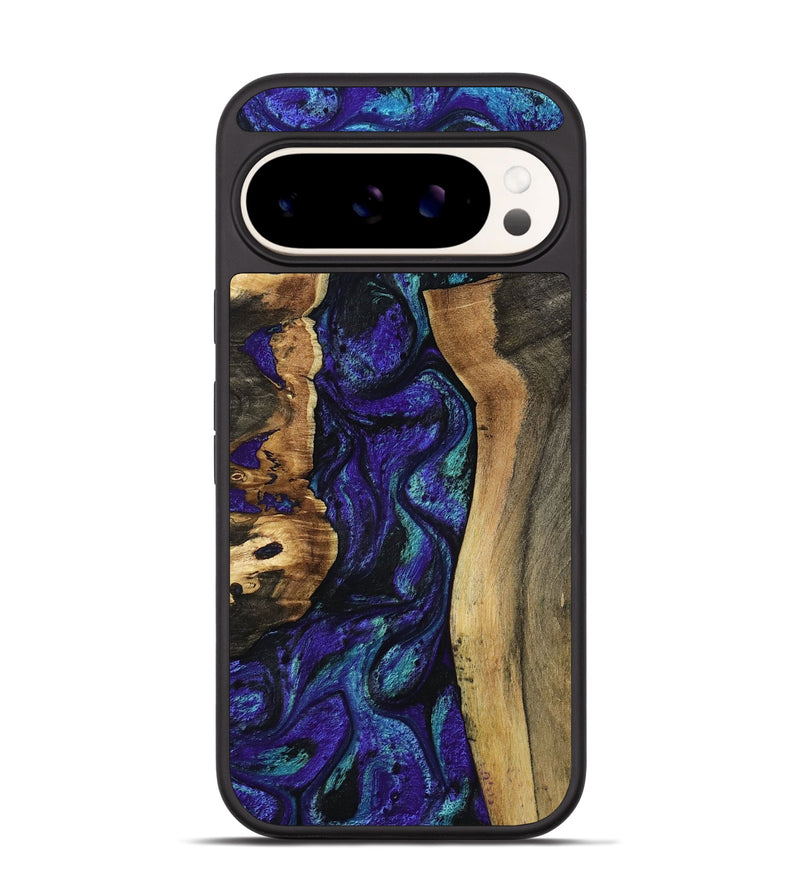 Pixel 9 Pro Wood Phone Case - Hellen (Purple, 801617)
