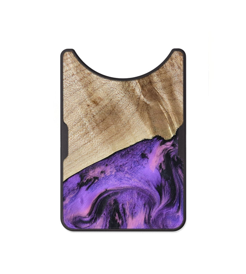Alloy Wood Wallet - Nanette (Purple, 801618)
