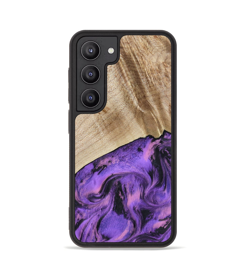 Galaxy S23 Wood Phone Case - Nanette (Purple, 801618)