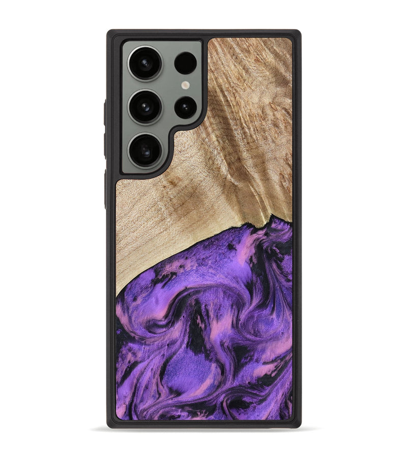 Galaxy S23 Ultra Wood Phone Case - Nanette (Purple, 801618)
