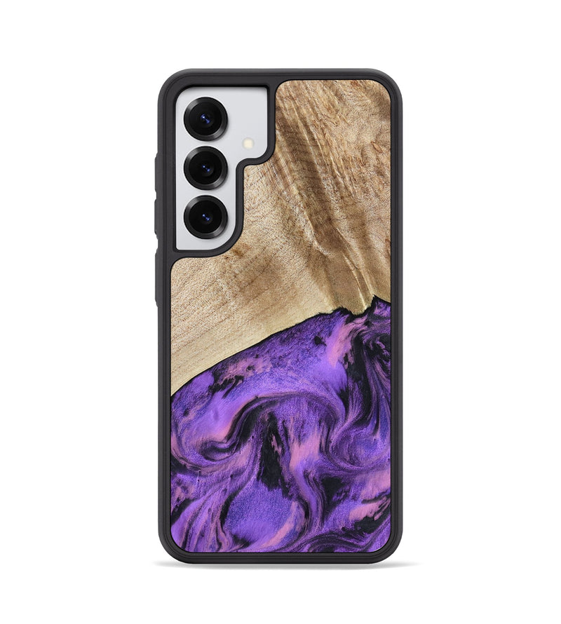 Galaxy S25 Wood Phone Case - Nanette (Purple, 801618)