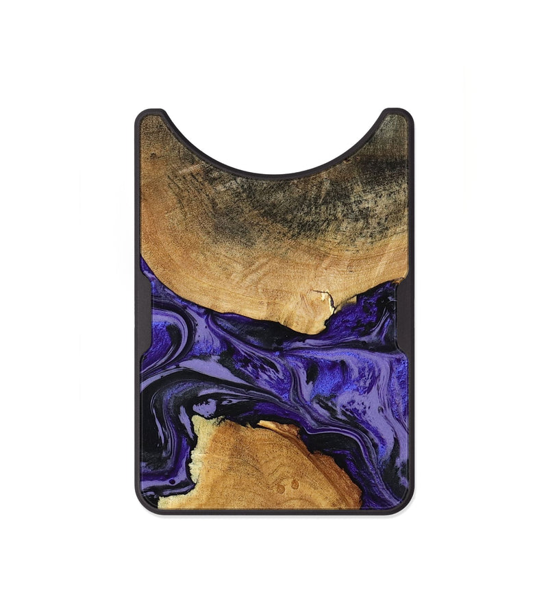 Alloy Wood Wallet - Tracey (Purple, 801619)