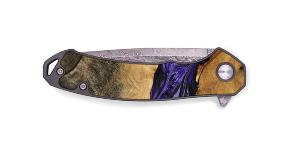 EDC Wood Pocket Knife - Tracey (Purple, 801619)