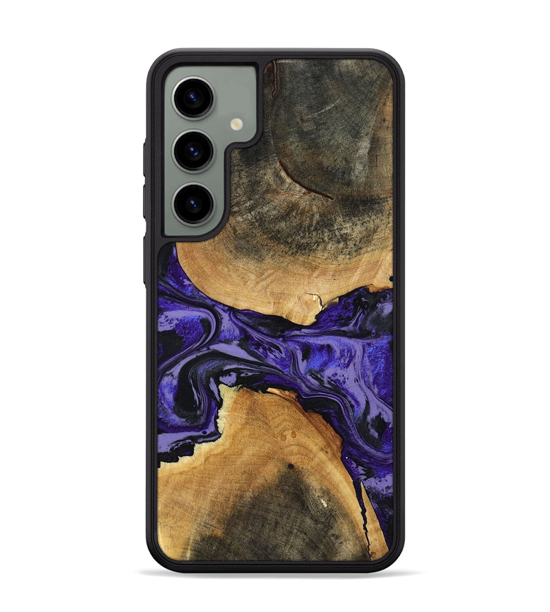 Galaxy S24 Plus Wood Phone Case - Tracey (Purple, 801619)